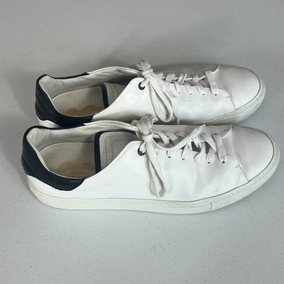 Good Man Brand Sneaker Shoes Mens 13 White Leather Casual Walking Low Italy main image 4